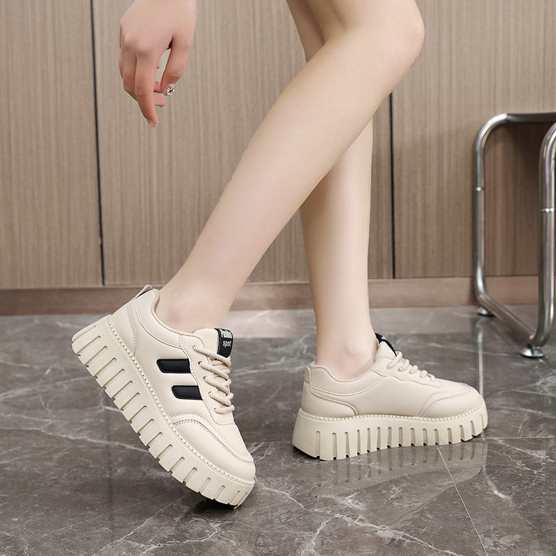 Damen Laufschuhe Chunky Sneaker Rutschfest Gepolstert