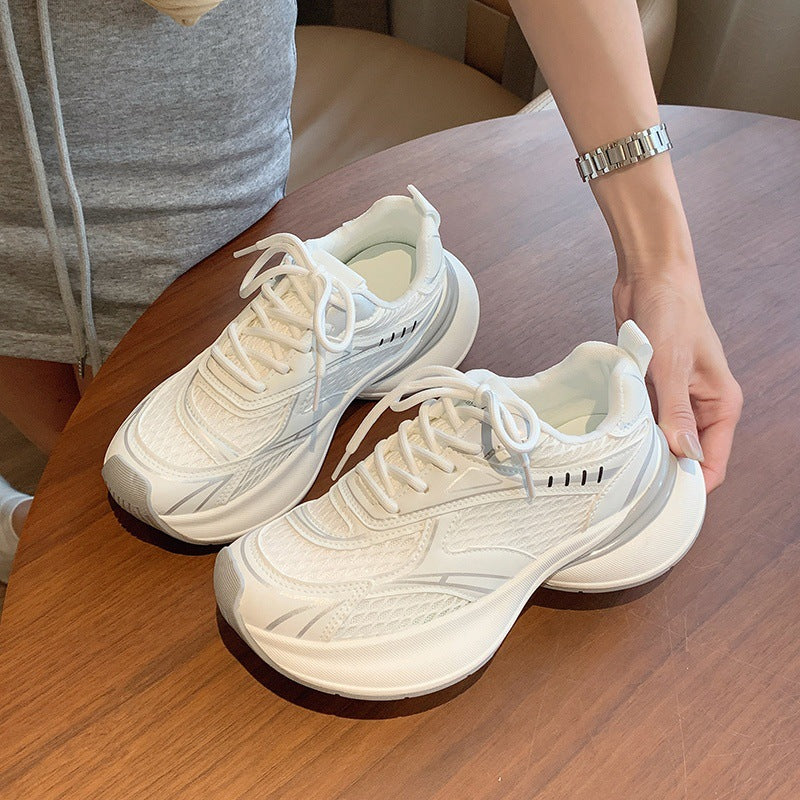 Damen Sneaker Atmungsaktives Netzdesign Sportlich