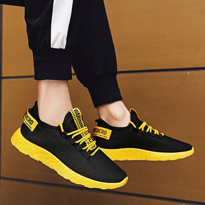 Damen Sneaker Sportlich Atmungsaktiv Strapazierfähige Sohle