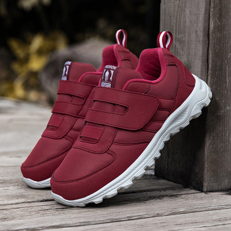 Damen Sneaker Sportlich Bequem Dämpfende Sohle