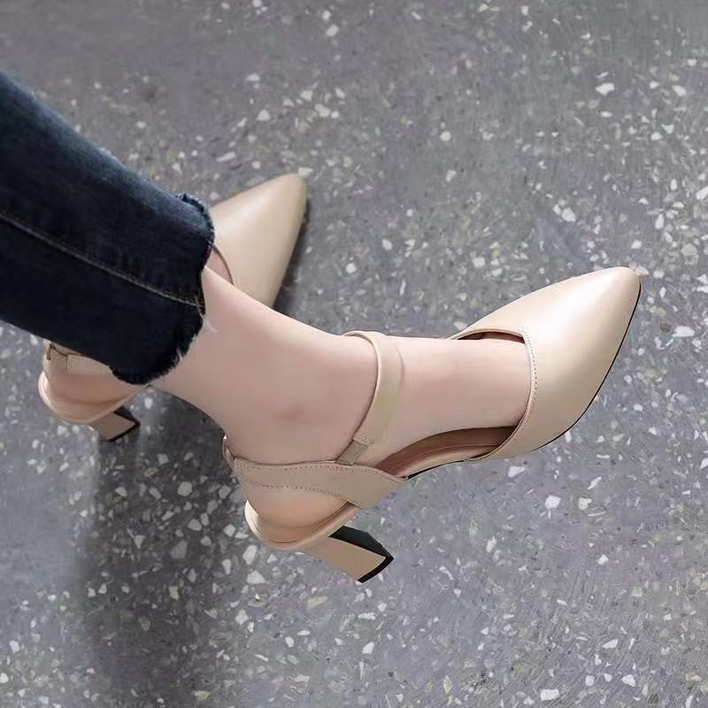 Damen Slingback Pumps Komfortabel Hochwertig