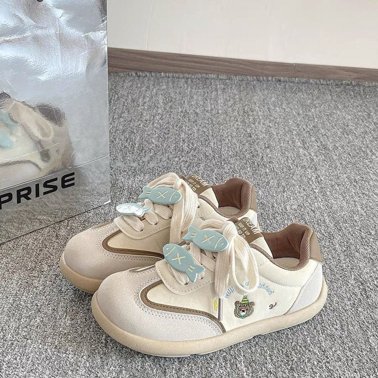 Damen Sneaker Sportlich Schnürsystem Bequem - Norvielle