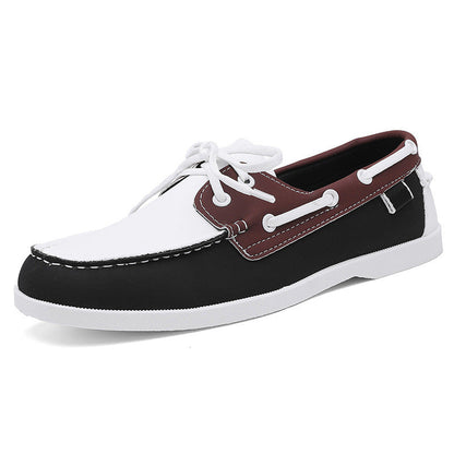 Herren Leder-Slipper Maritim