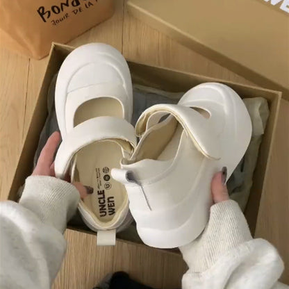 Damen Sneaker Bequem Klettverschluss