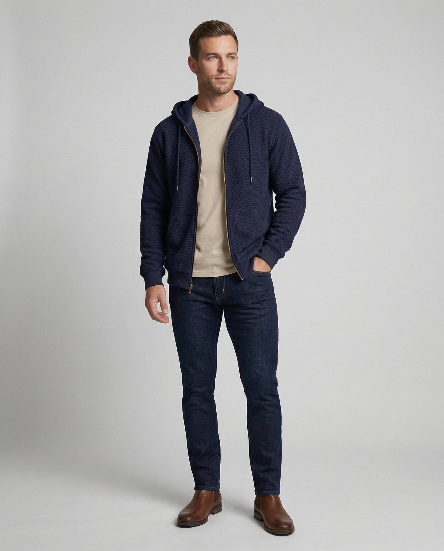 Herren Kapuzenjacke Sportlich Atmungsaktives Mesh