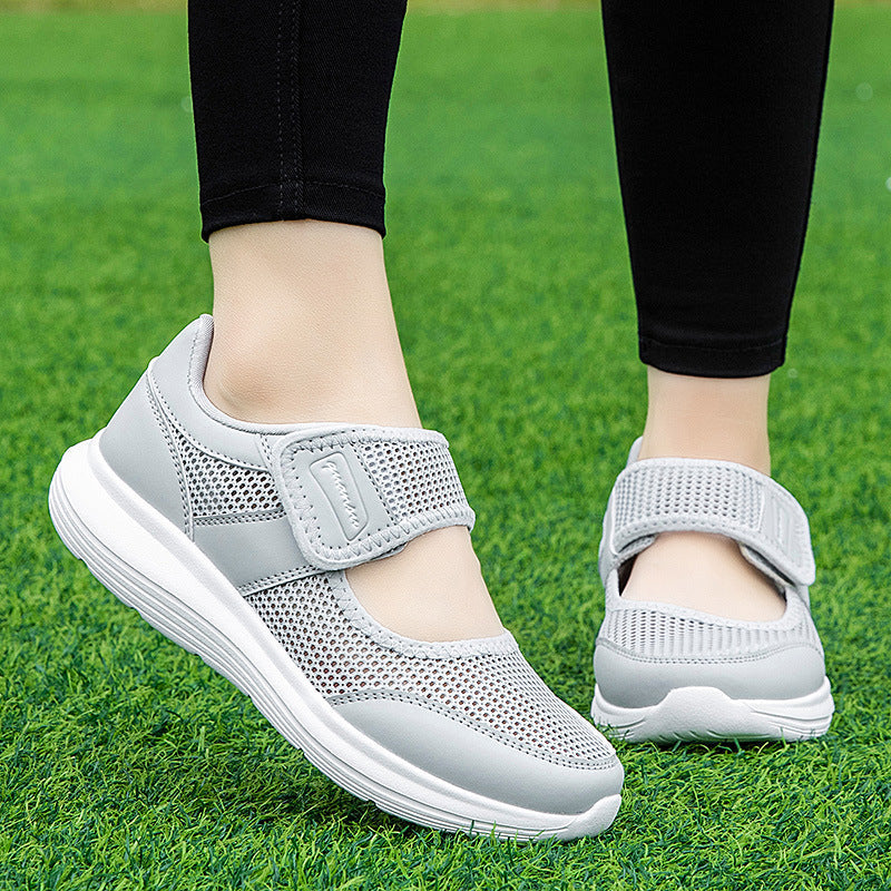 Damen Sneaker Sportlich Atmungsaktives Netzdesign