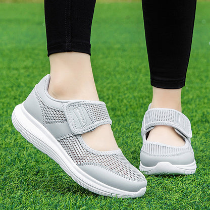 Damen Sneaker Sportlich Atmungsaktives Netzdesign