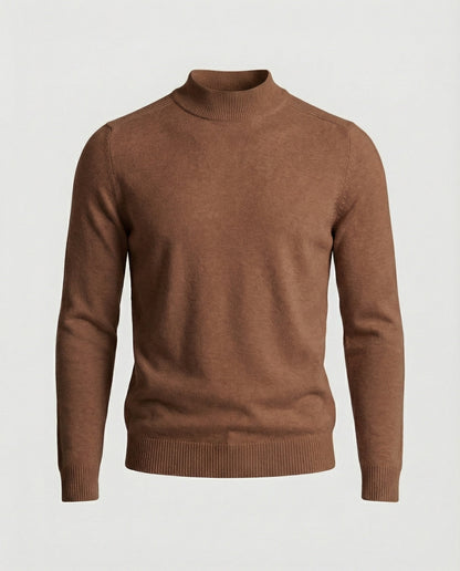Merinowolle Pullover Rollkragen Warm