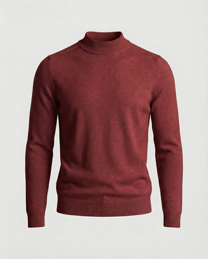 Merinowolle Pullover Rollkragen Warm