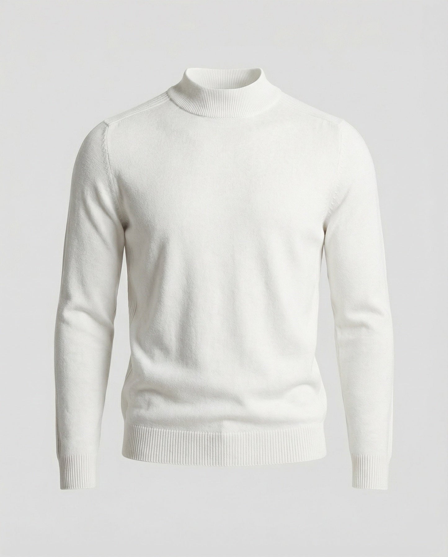 Merinowolle Pullover Rollkragen Warm