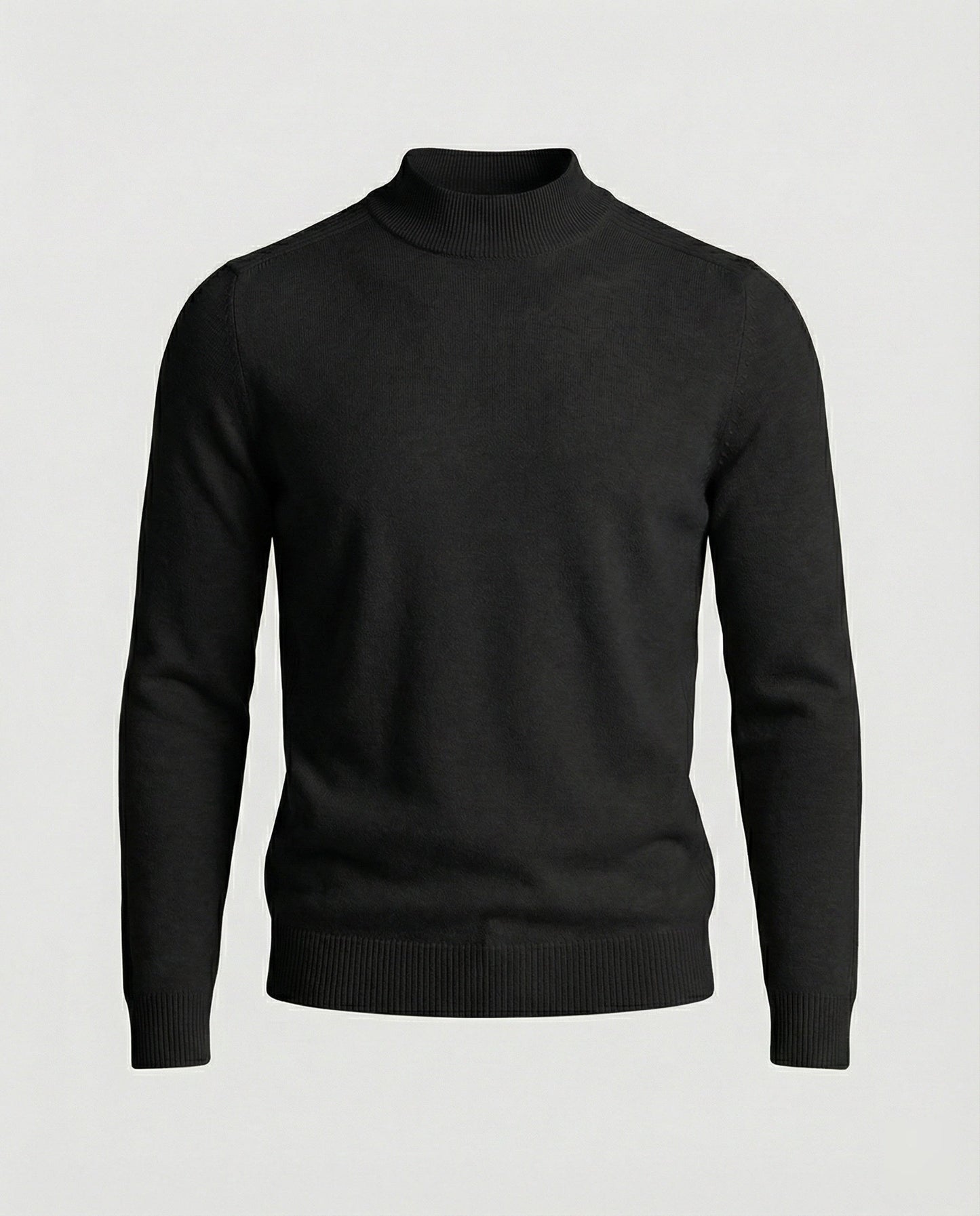 Merinowolle Pullover Rollkragen Warm