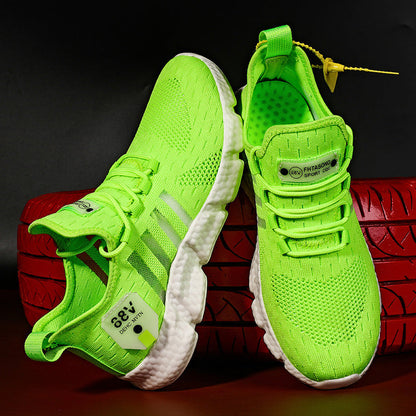 Damen Sneaker Leicht Atmungsaktives Obermaterial Flex-Sohle