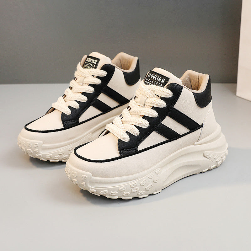 Damen High- Sneaker Komfortschuhe Robust