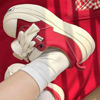 Damen Plateau Sneaker Hochzeitsschuhe Komfortabel