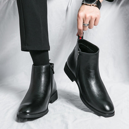 Damen Stiefeletten Reißverschluss Bequem