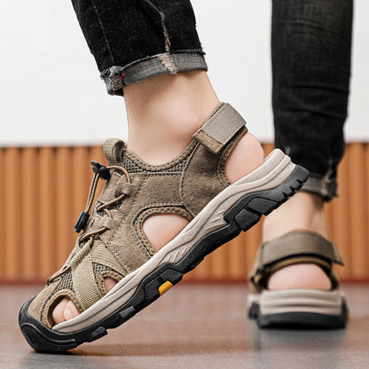 Damen Trekking-Sandalen Atmungsaktives Obermaterial Rutschfeste Sohle