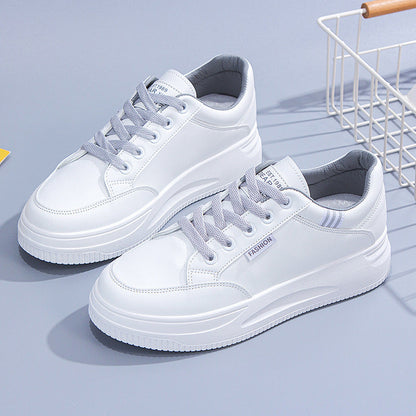 Damen Sneaker Plattform Schuhe Bequem Dicke Sohle