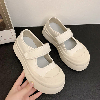 Damen Sneaker Slip-On Klettverschluss Breit