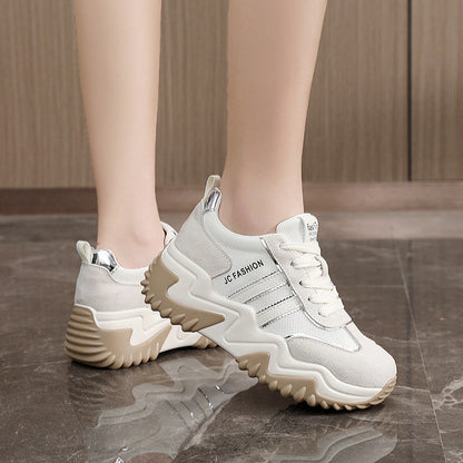 Damen Chunky Sneaker Atmungsaktives Mesh Bequem