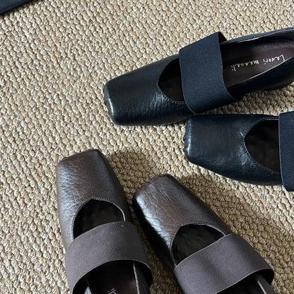 Damen Ballerinas Elastisch Komfortabel