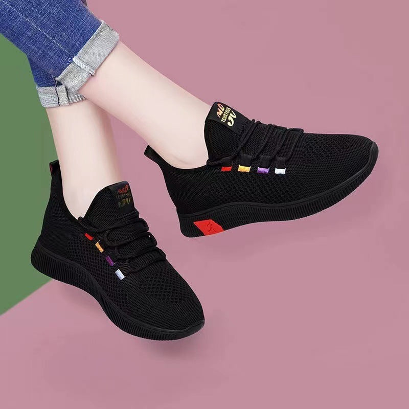 Damen Laufschuhe Atmungsaktiv Flexibel Sneaker Sport