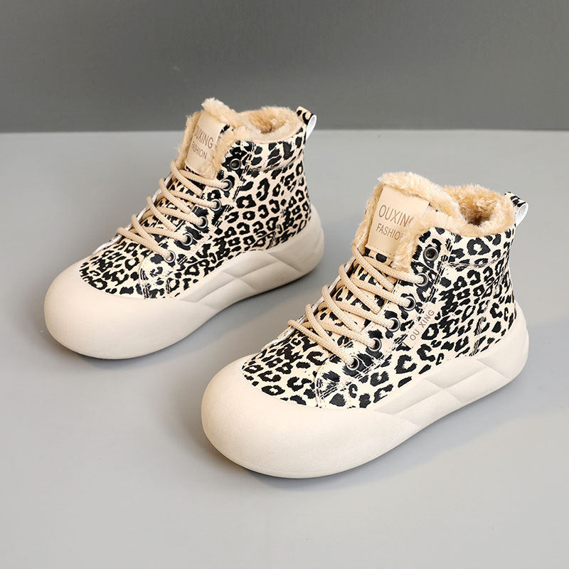 Damen High- Sneaker Weiches Innenfutter Modisch