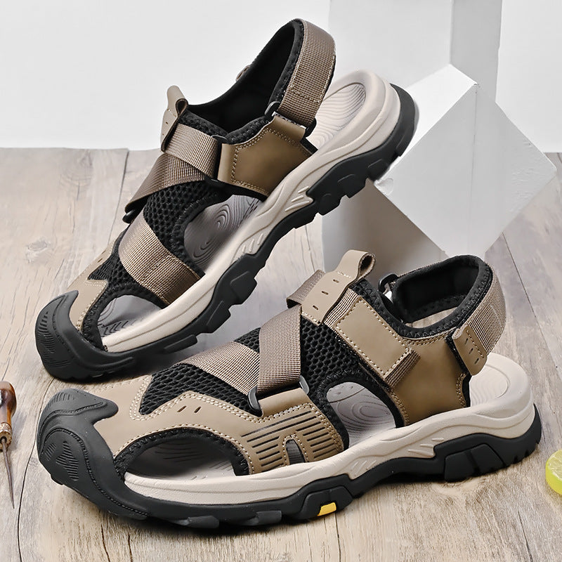 Damen Sportsandalen Rutschfeste Sohle Verstellbar Schwarz - Norvielle