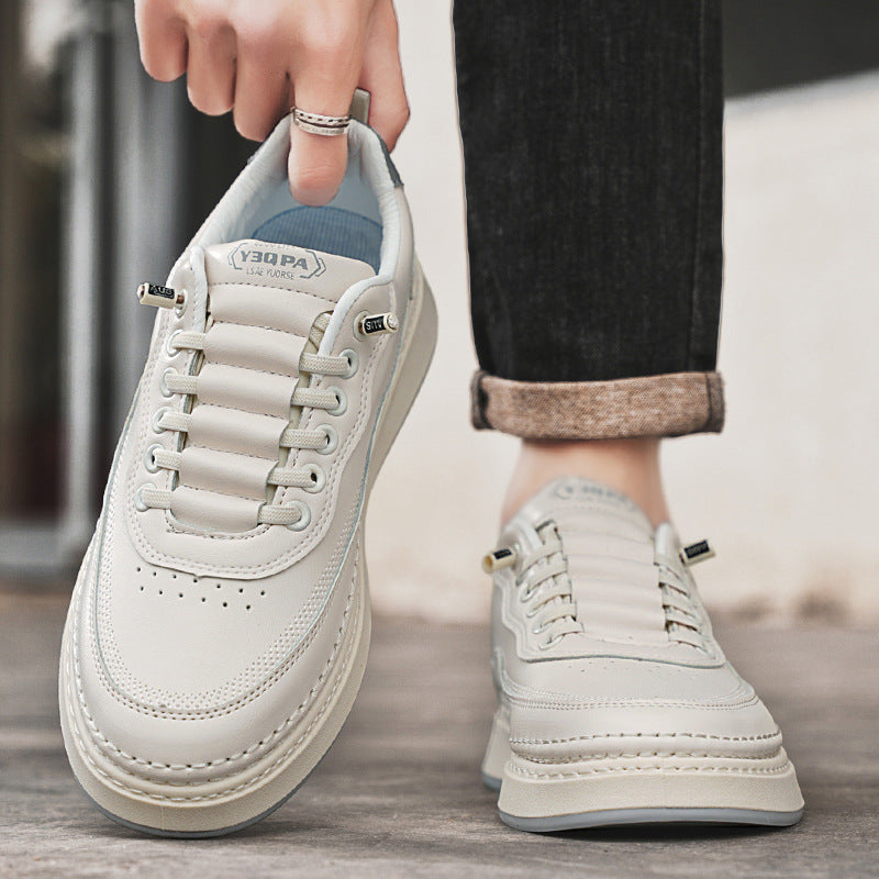 Damen Ledersneaker Elegante Sneaker Mit Dämpfung