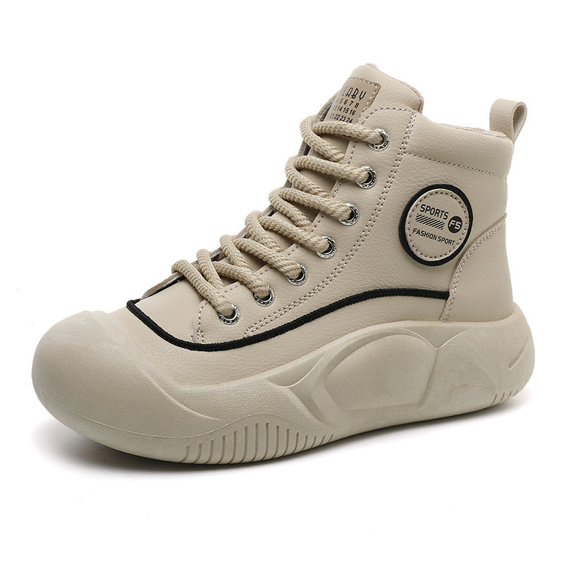 Damen High- Sneaker Strapazierfähige Sohle