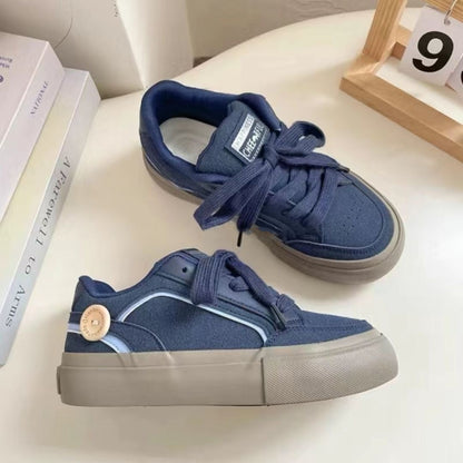 Damen Plateau Sneaker Atmungsaktives Mesh Modisch
