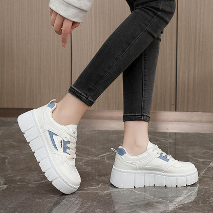 Damen Chunky Sneaker Plateau Schuhe Hoch Modern