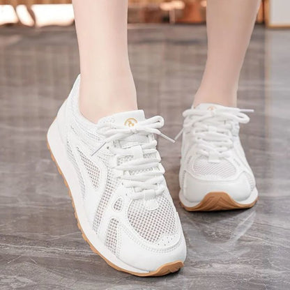 Damen Laufschuhe Atmungsaktives Mesh Rutschfeste Sohle Sportlich
