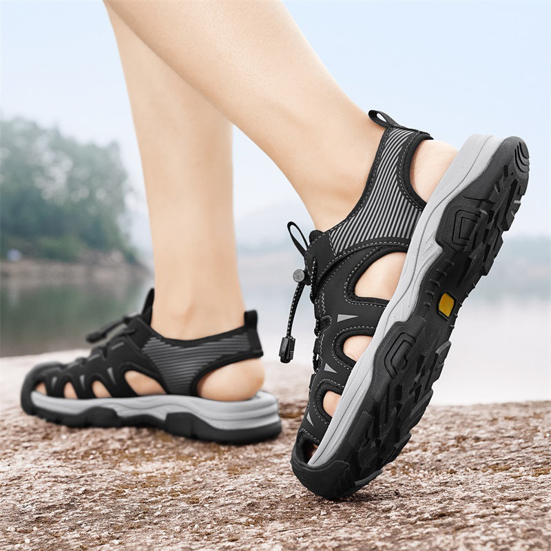 Damen Sport Wassersandalen Flexibles Schnürsystem sollte zu Damen