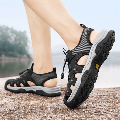 Damen Sport Wassersandalen Flexibles Schnürsystem sollte zu Damen