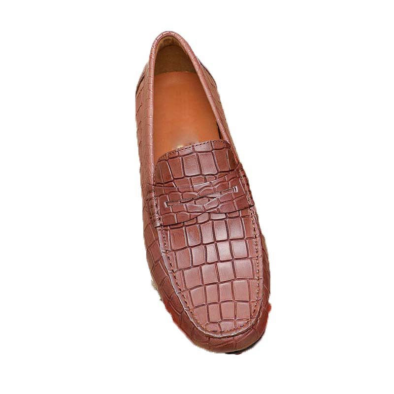 Herren Mokassin aus Krokodilleder Elegantes Design
