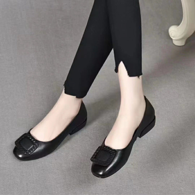 Damen Ballerinas Bequem Mit Schmuckdetail