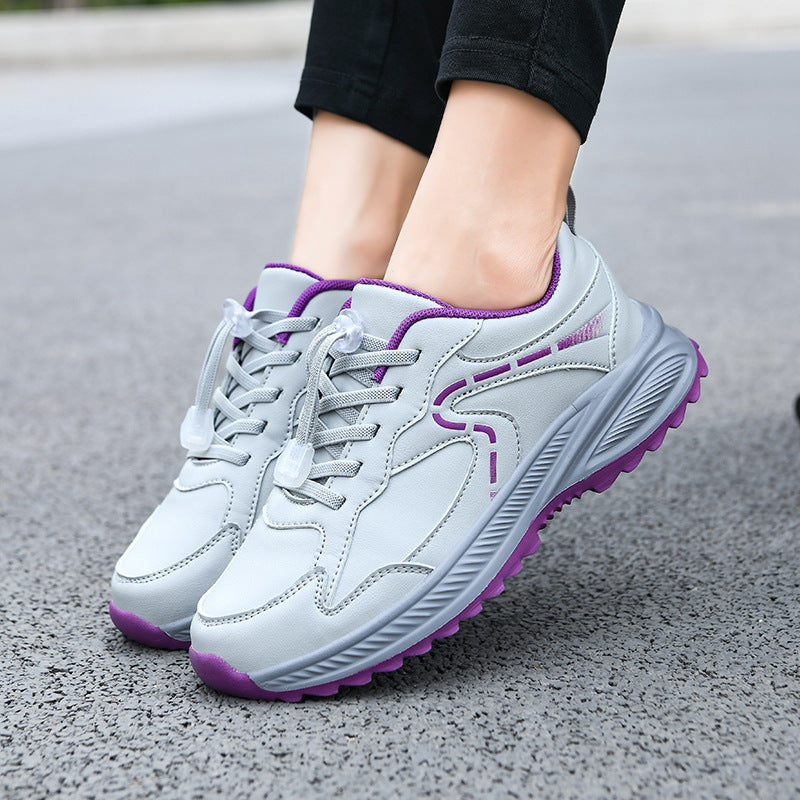 Damen Sport-Schuhe Schnellverschluss Polster Sohle Bequem