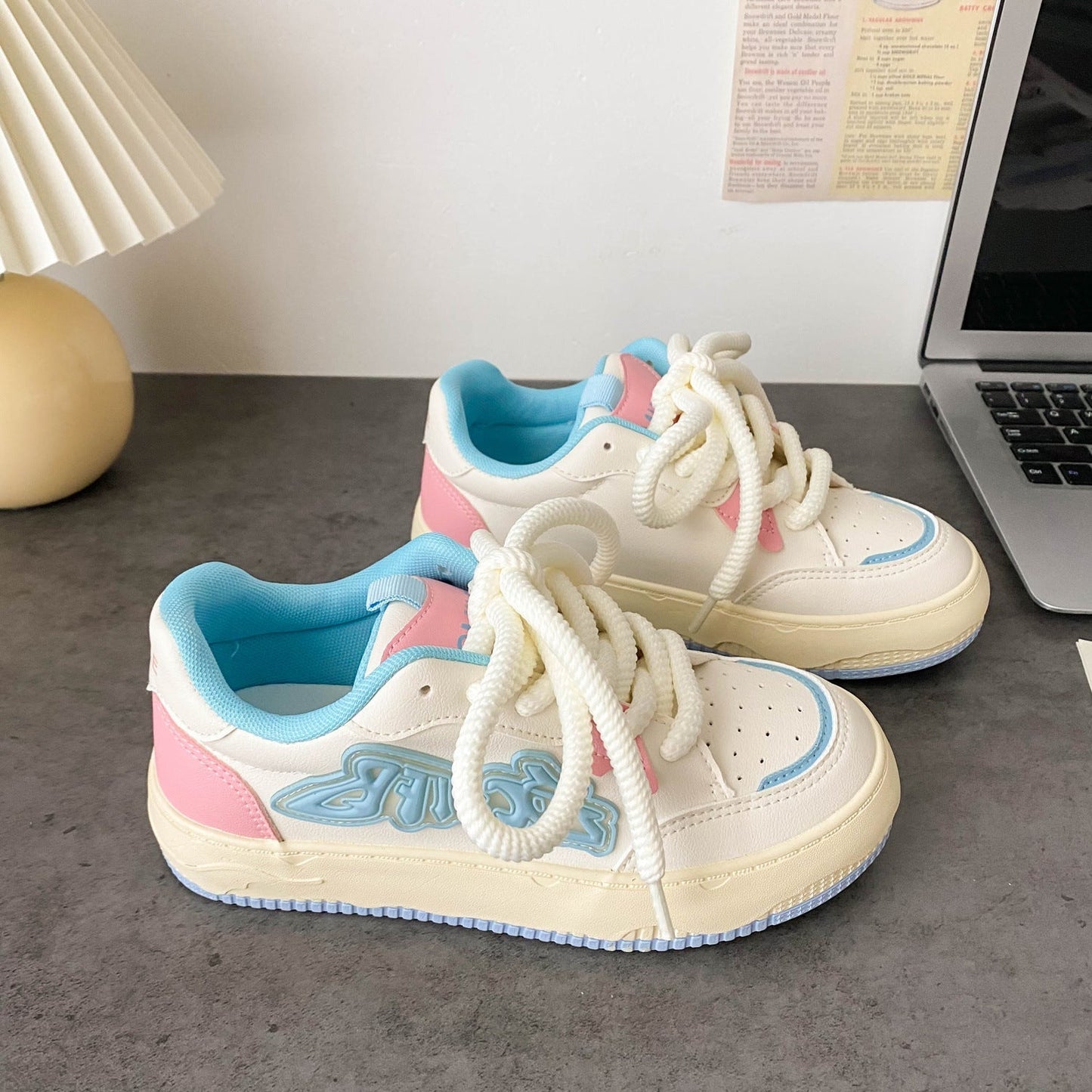 Damen Sneaker Atmungsaktiv Bunt Sportlich