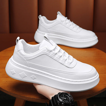 Damen Plateau Sneaker Ledersohlen Hochwertig - Norvielle