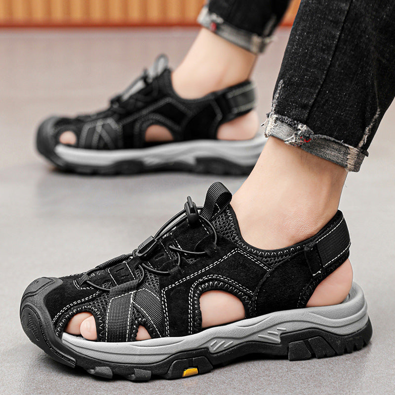 Damen Trekking-Sandalen Atmungsaktives Obermaterial Rutschfeste Sohle