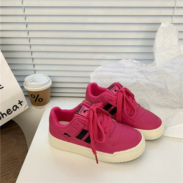 Damen Sneaker Sportlich Bequem Schnellschnürsystem