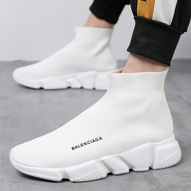 Damen Slip-On Sneaker Hoch Strick Bequem