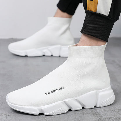 Damen Slip-On Sneaker Hoch Strick Bequem