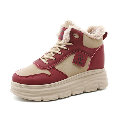 Damen High- Sneaker Kuschelig Sportlich
