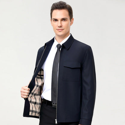 Herren Wintermantel Slim Fit Modern