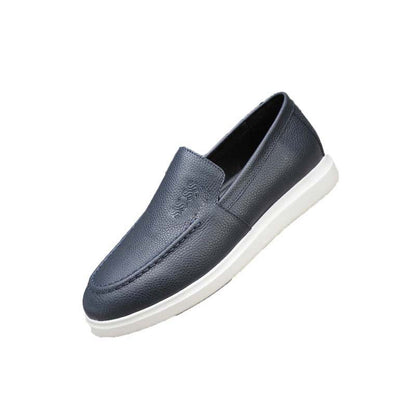 Damen Mokassinschuhe Leder Bequem Rutschfest