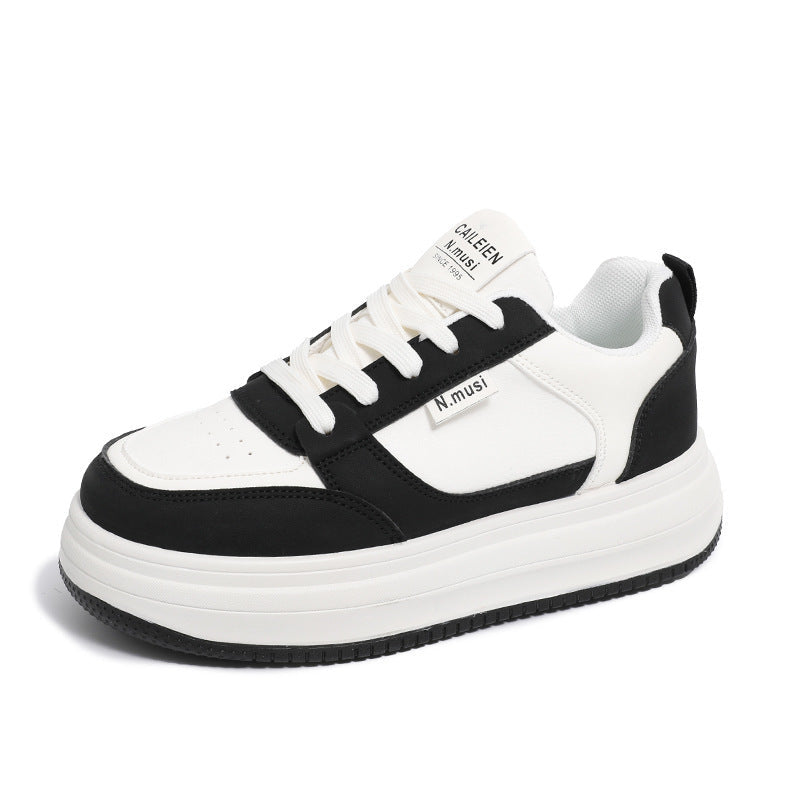 Damen Plateausneaker Atmungsaktiv Bequem