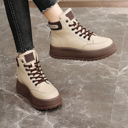 Damen High- Sneaker Rutschfest Schnürsenkel