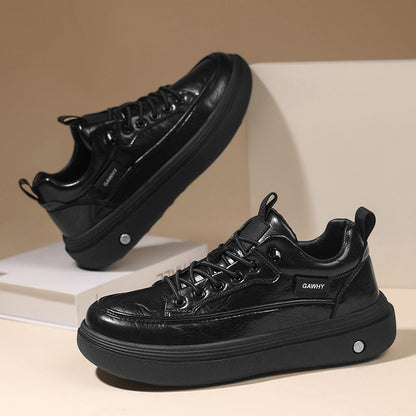 Damen Sneaker Sportlich Low- Atmungsaktives Mesh Bequem Schwarz - Norvielle