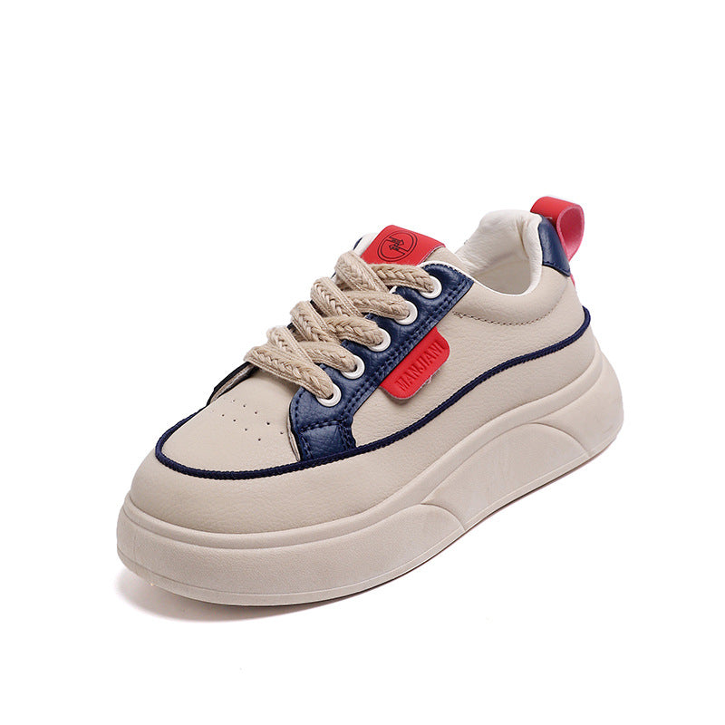 Damen Plateausneaker Hoch Bequem